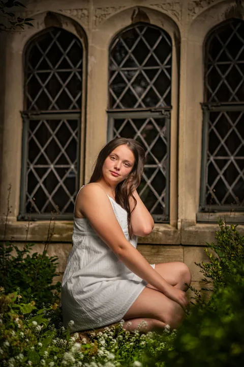 Natural senior portrait by EpicSkiesPhotography